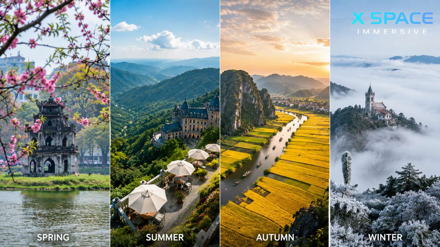 Best season to visit near Hanoi attractions throughout the year