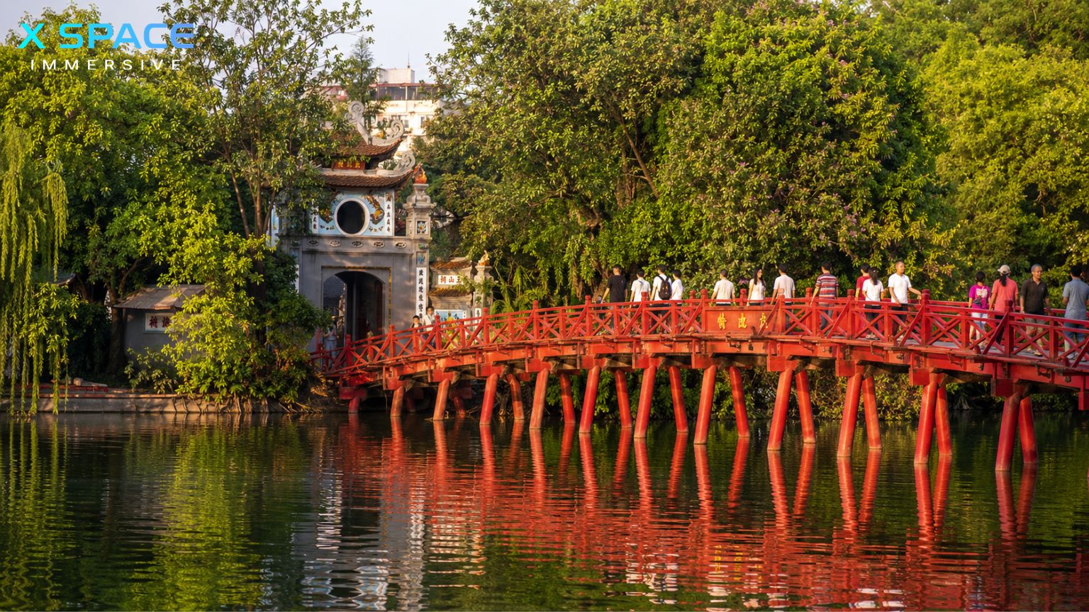 Hoan Kiem Lake and Hanoi Old Quarter during a 3 days in Hanoi itinerary