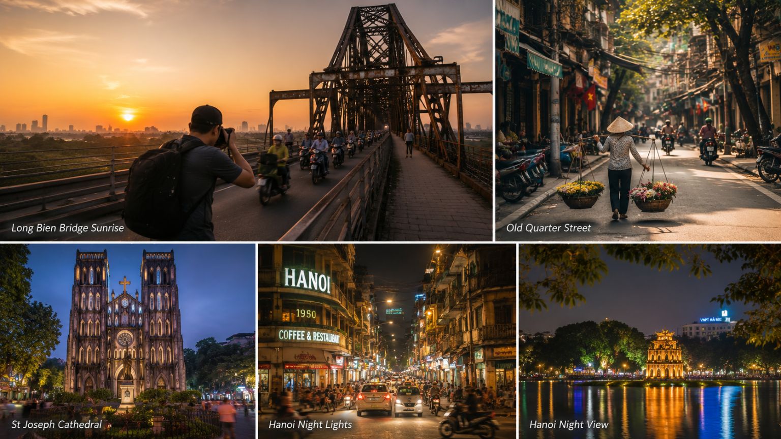 Train Street and iconic photography locations in Hanoi