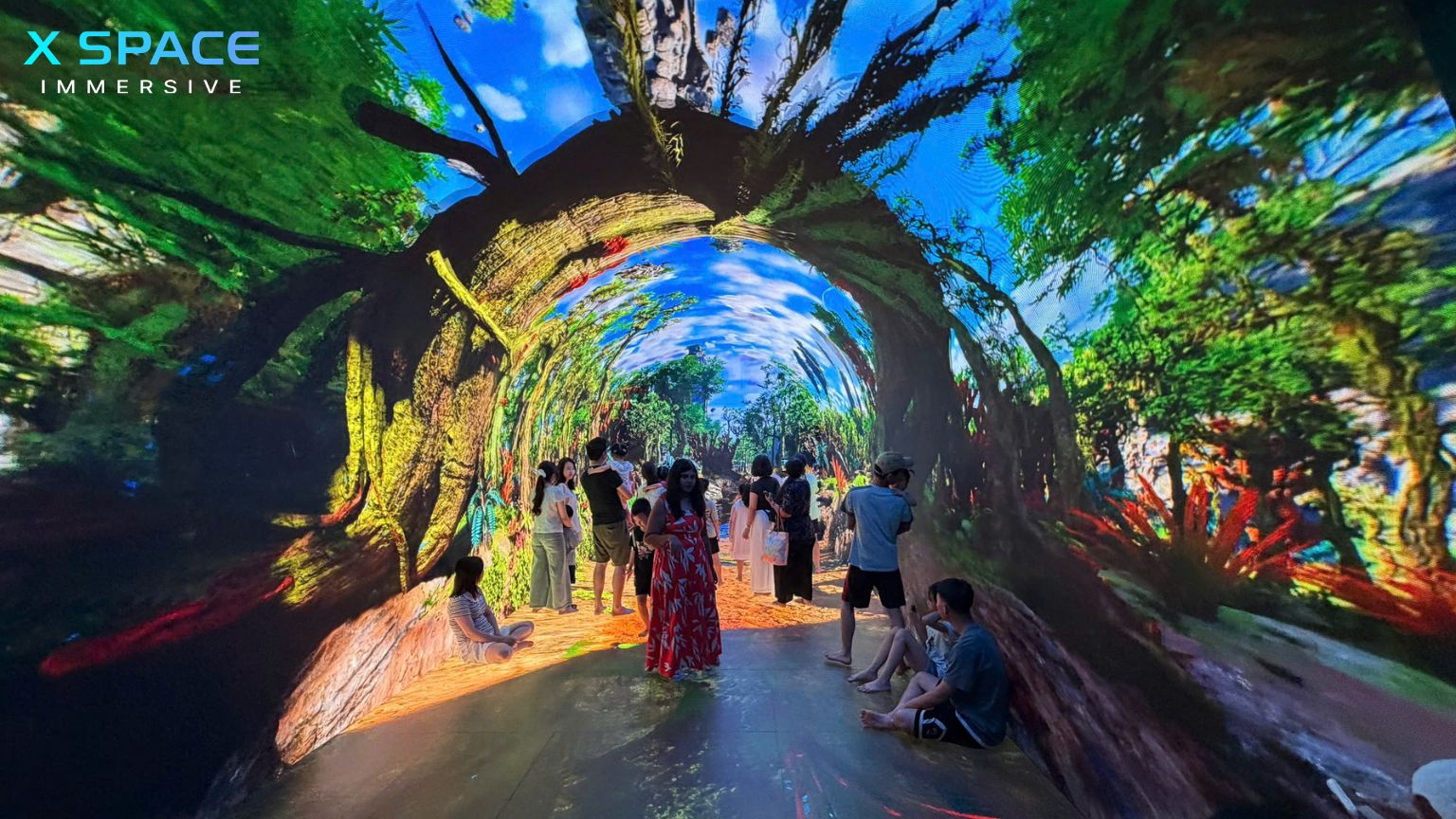 X Space Immersive digital art experience in modern Hanoi
