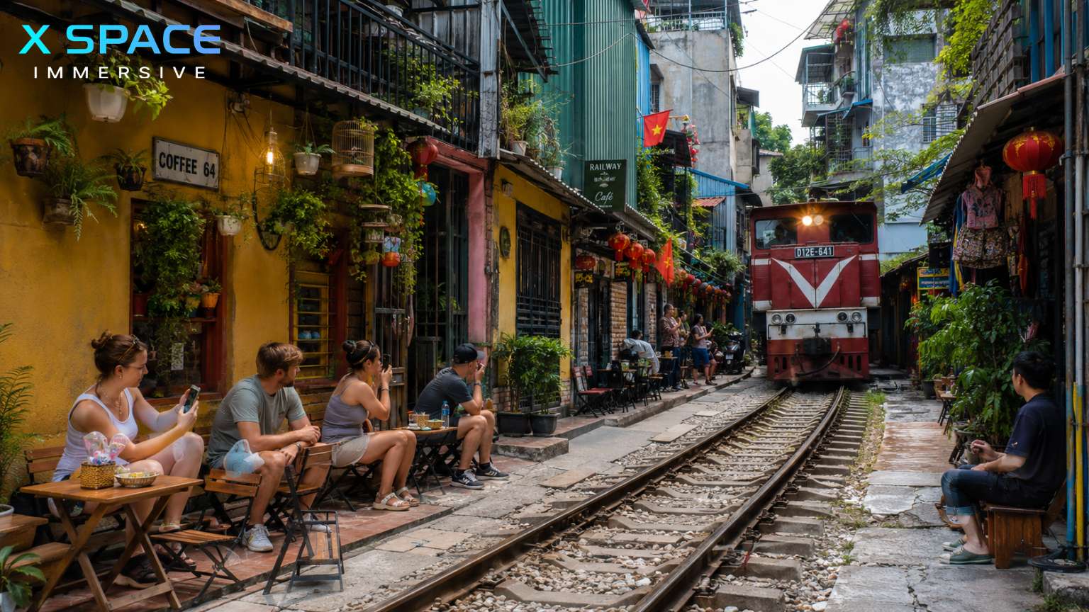 Hanoi Train Street authentic local experience for 3 days in Hanoi